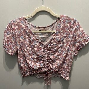 Pink Floral Top